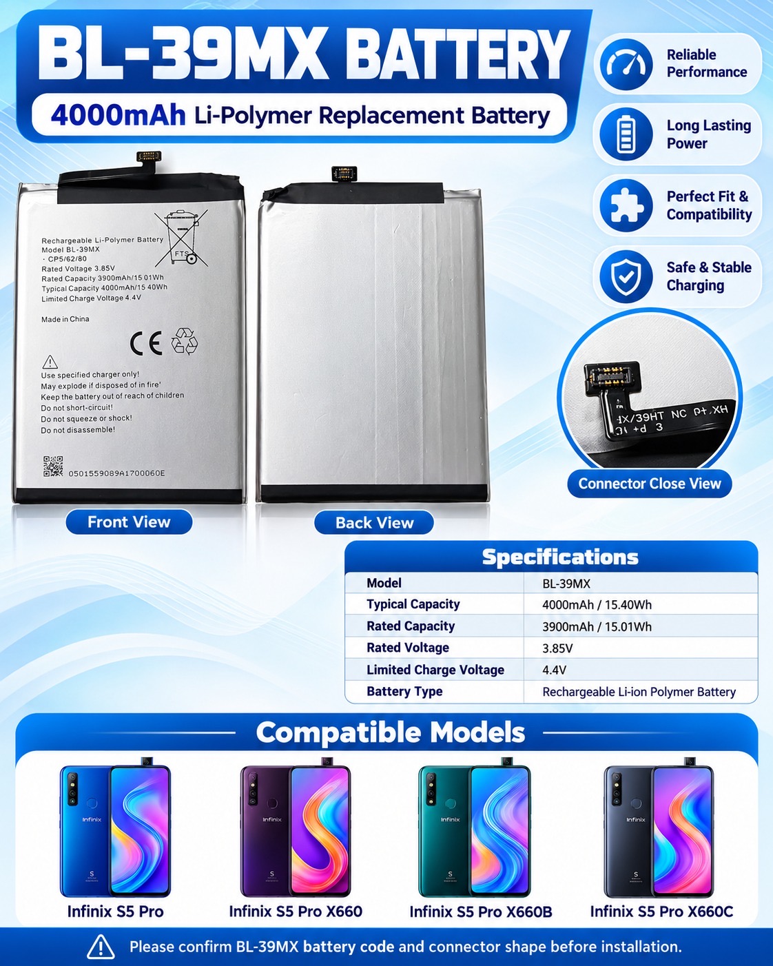 INFINIX BL-39MX 4000mAh BATTERY