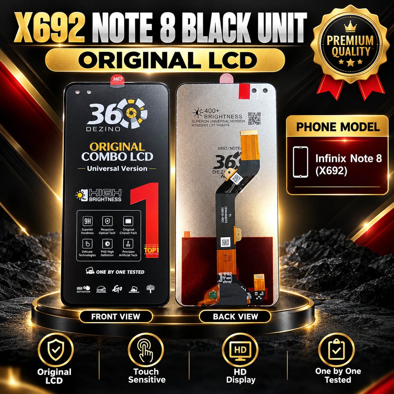 X692 / INFINIX NOTE 8 BLACK UNIT