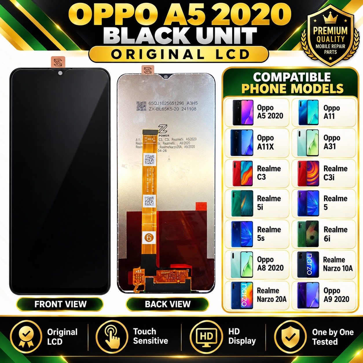OPPO A5 2020 BLACK UNIT