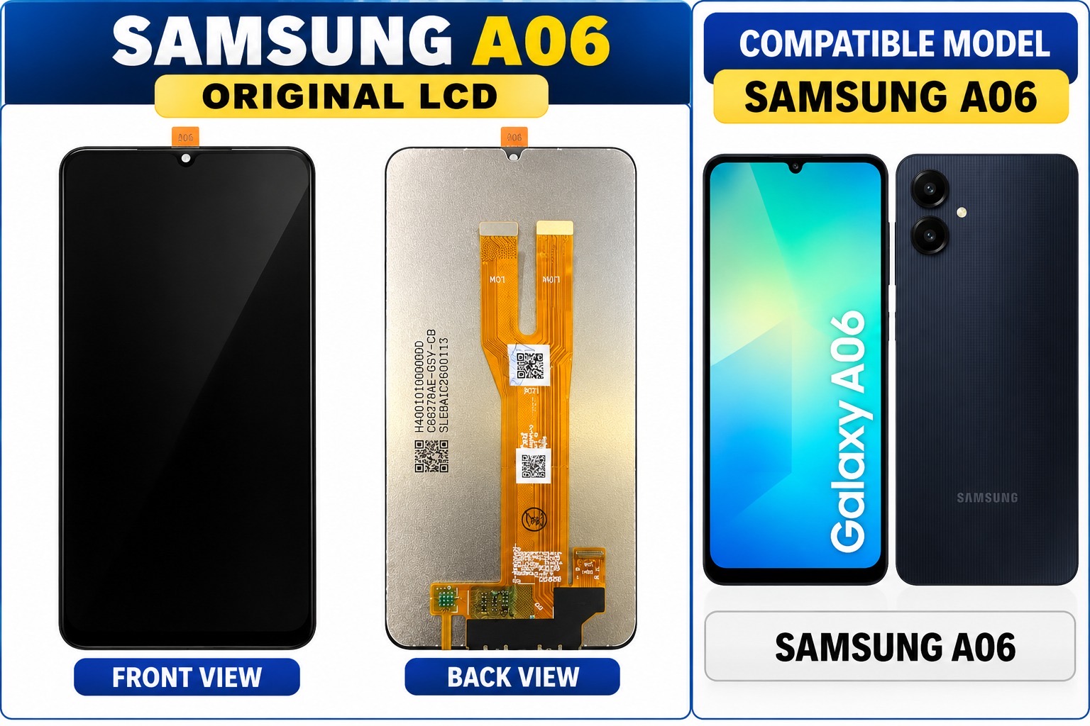 SAMSUNG A06 BLACK UNIT