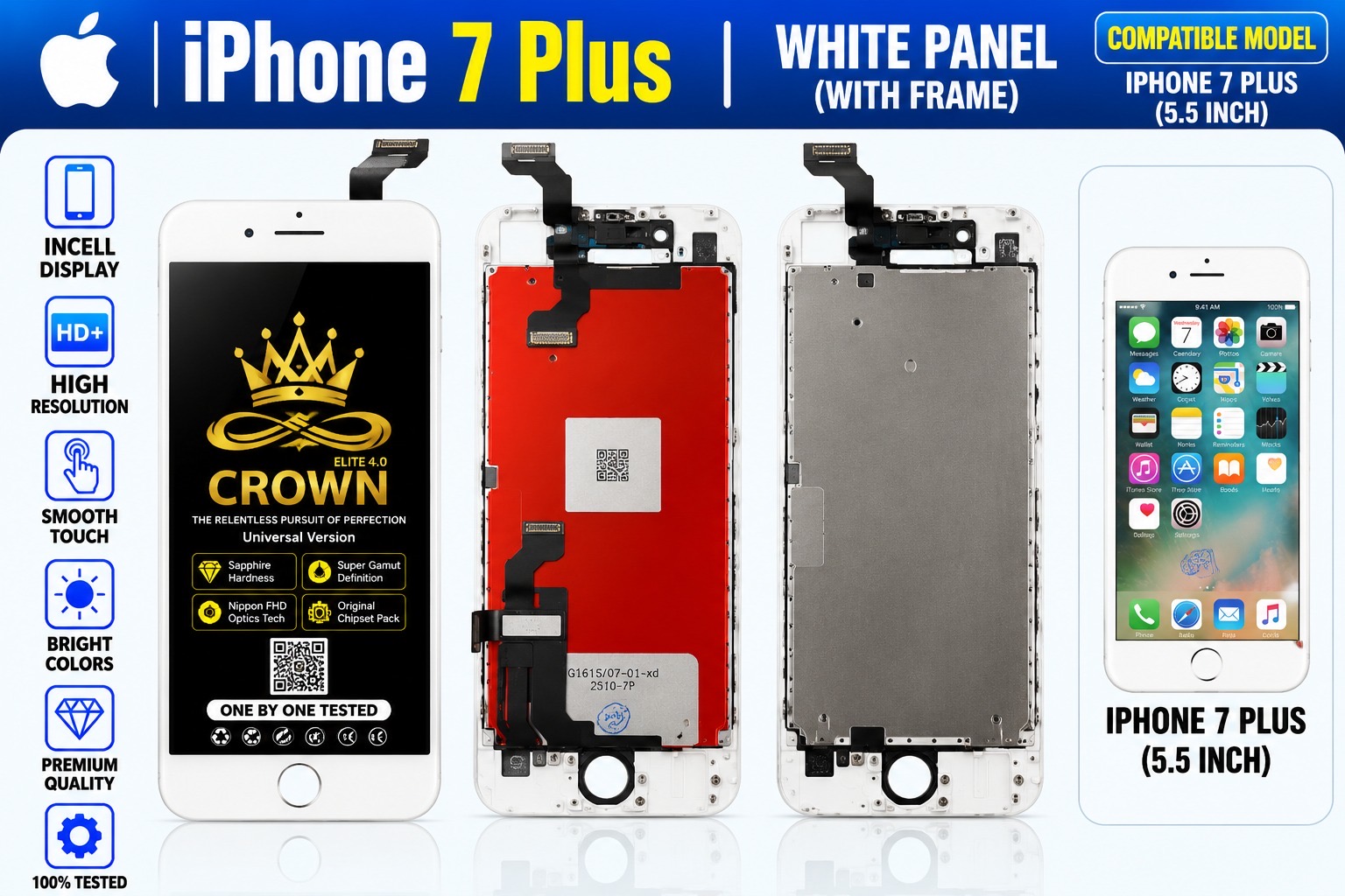 IP 7 PLUS WHITE UNIT