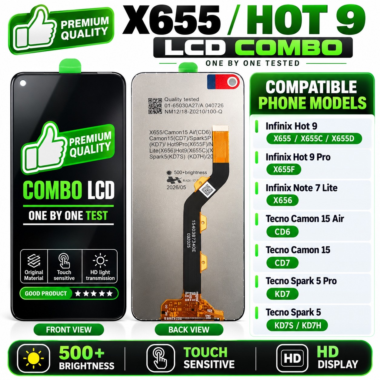 X655 / HOT 9 BLACK UNIT