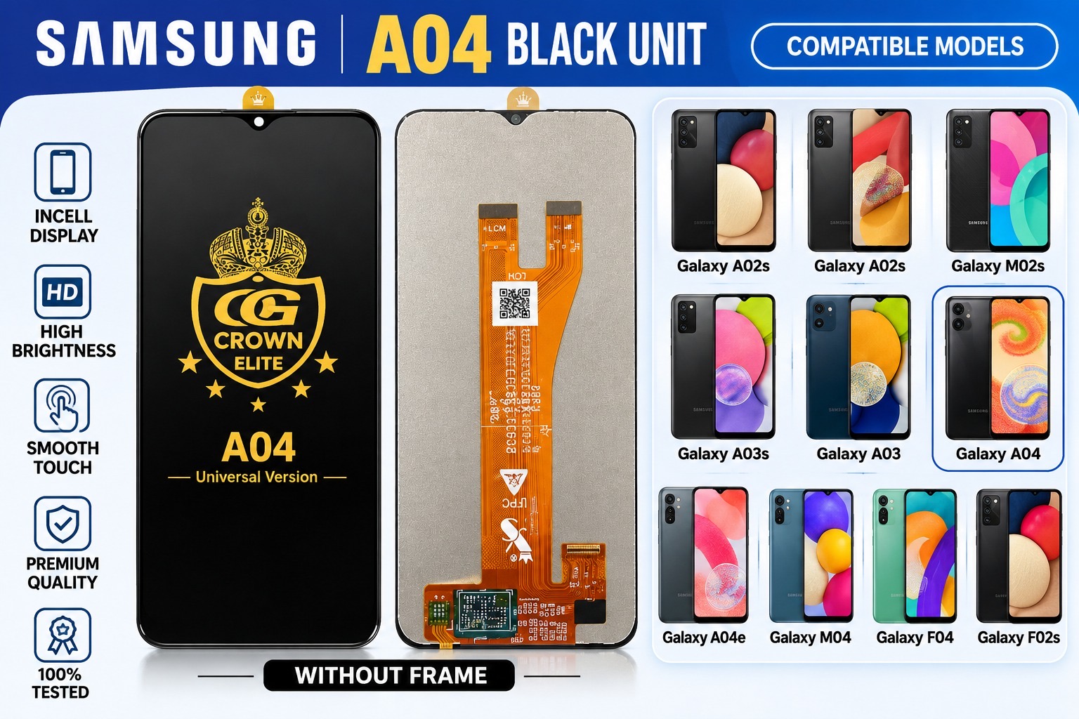 SAMSUNG A04 BLACK UNIT