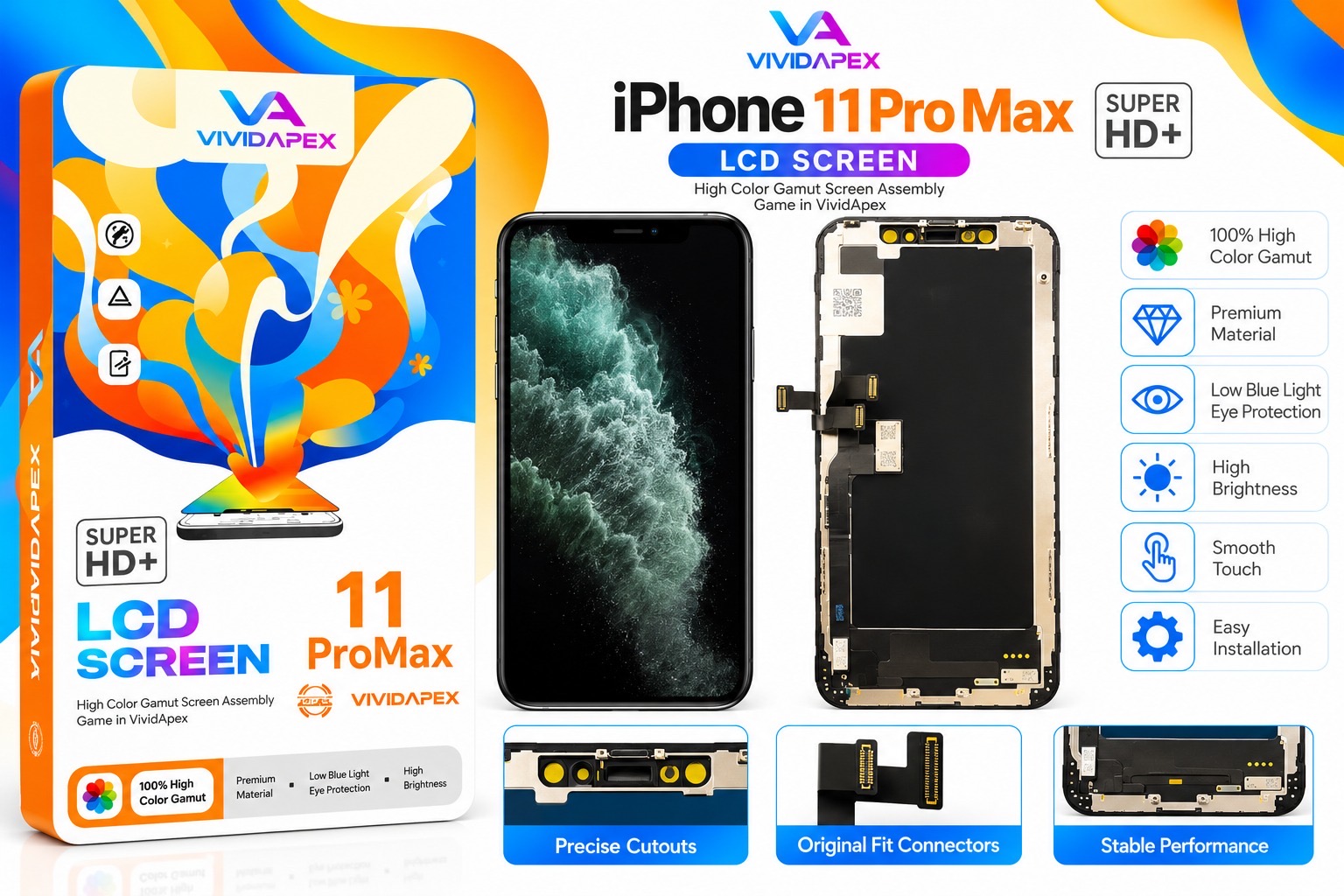 IPHONE 11 PRO MAX INCELL BLACK