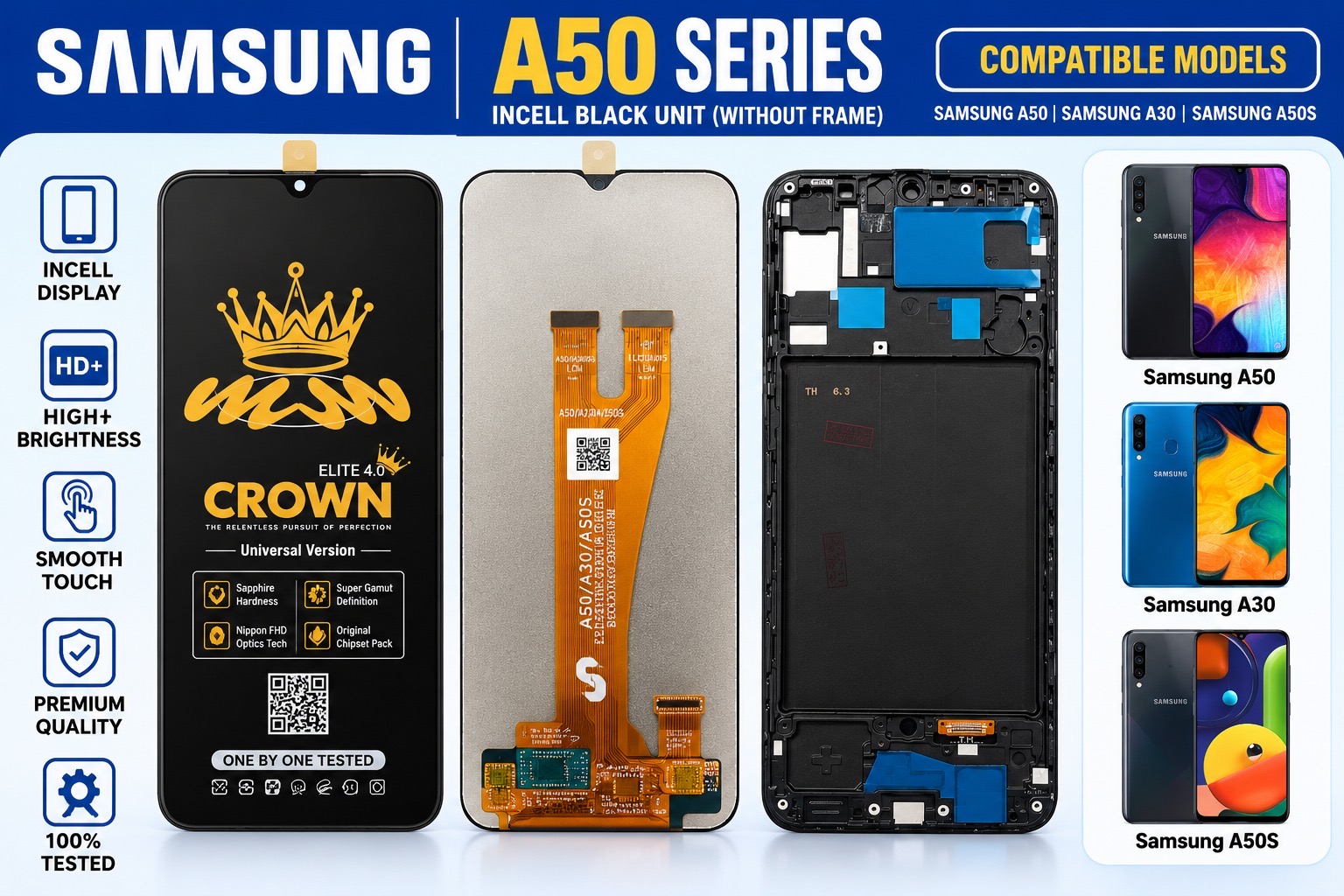 SAM A50 / A30 / A50s INCELL UNIT