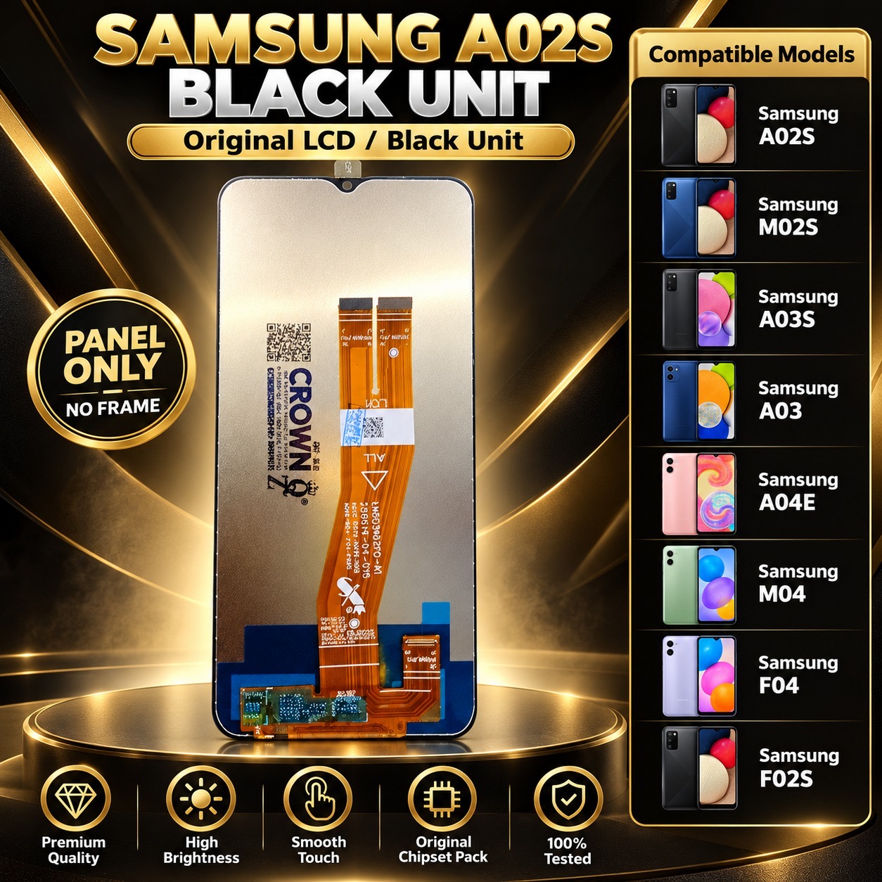 SAMSUNG A02S BLACK UNIT