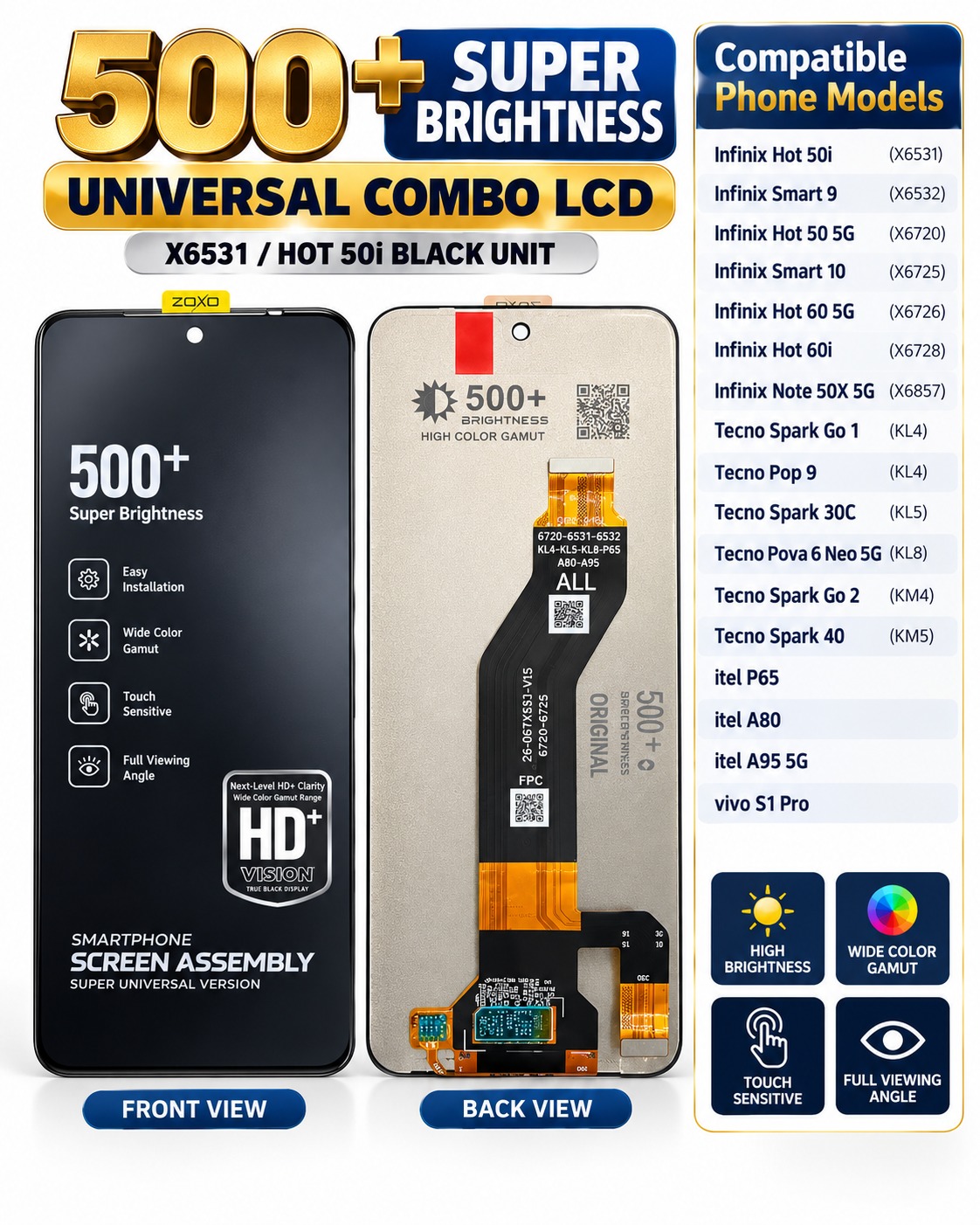 X6531 / HOT 50I BLACK UNIT