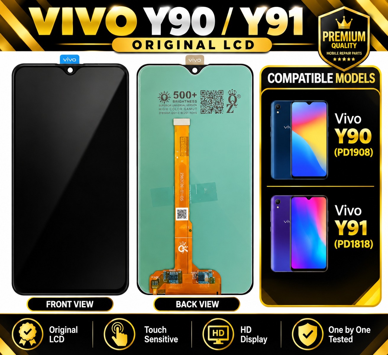 VIVO Y90 / Y91 BLACK UNIT