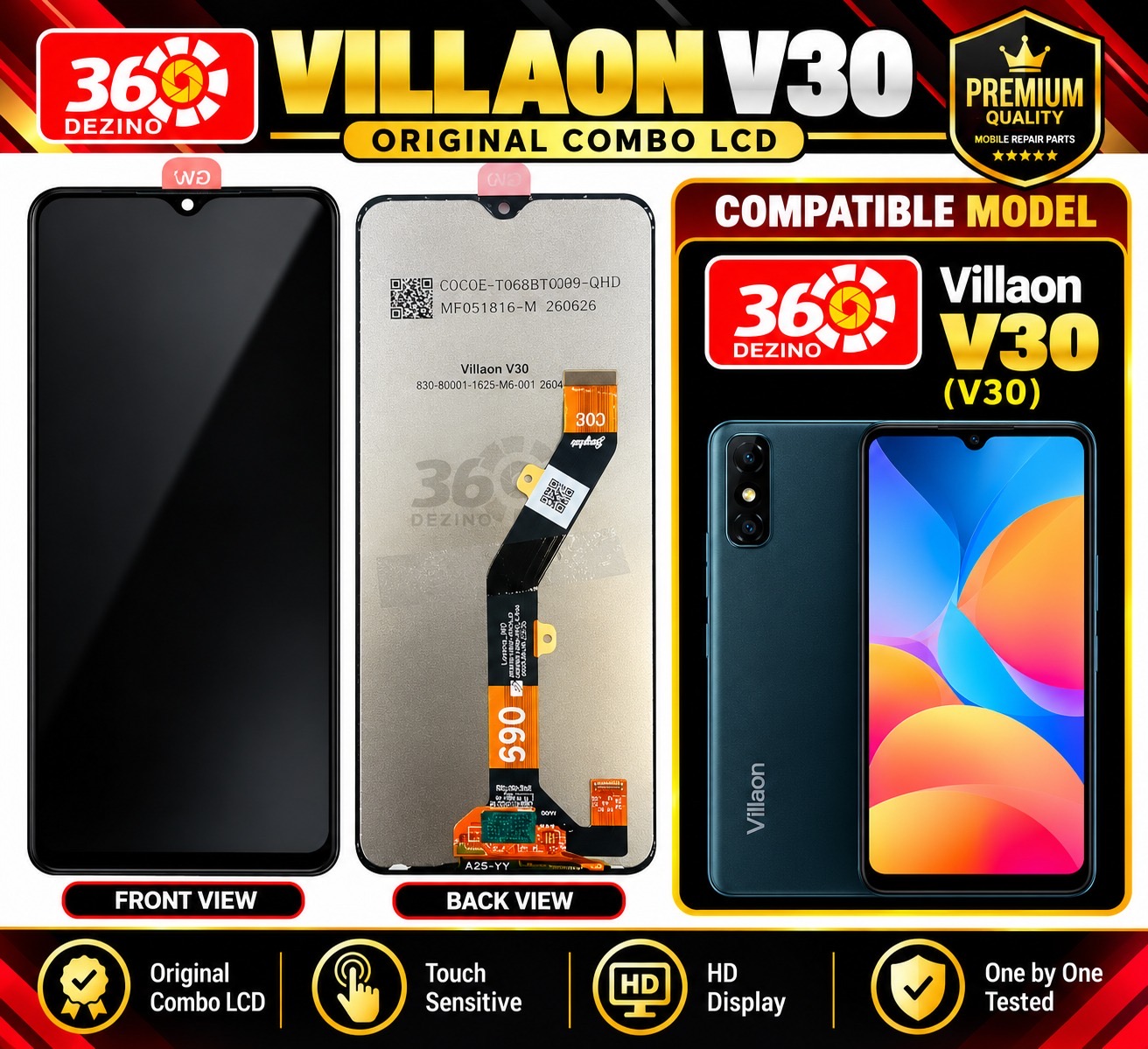 VILLAON V30  BLACK UNIT