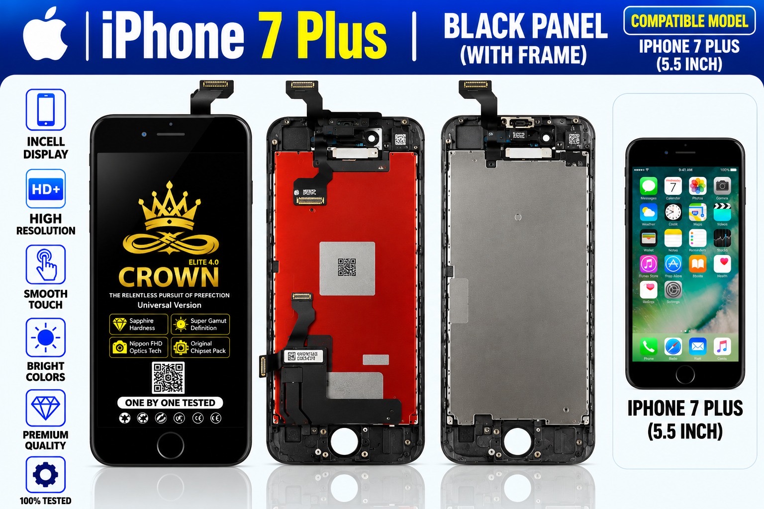 IP 7 PLUS BLACK UNIT