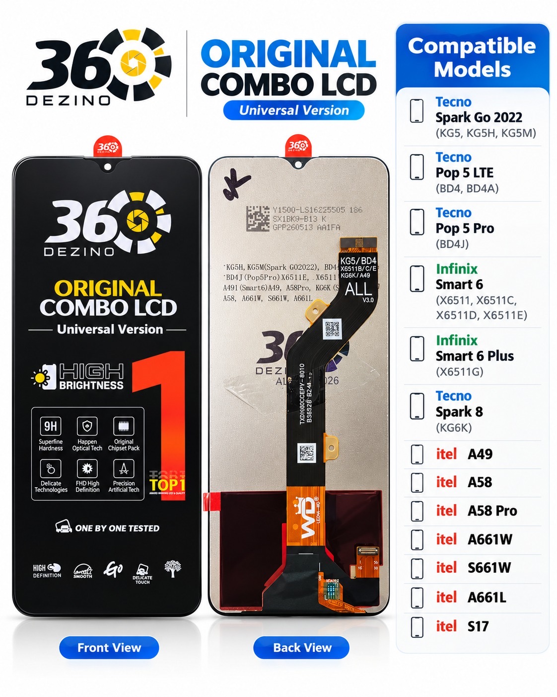X6511 / Smart 6 Black Unit